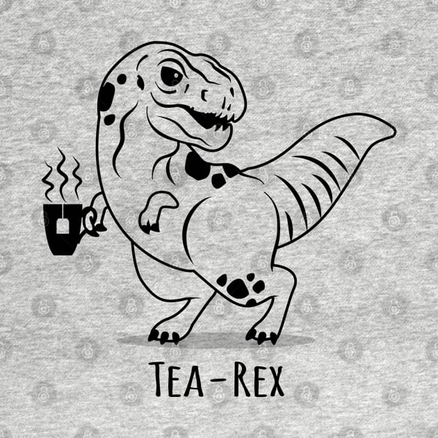 Tea Rex by Alema Art